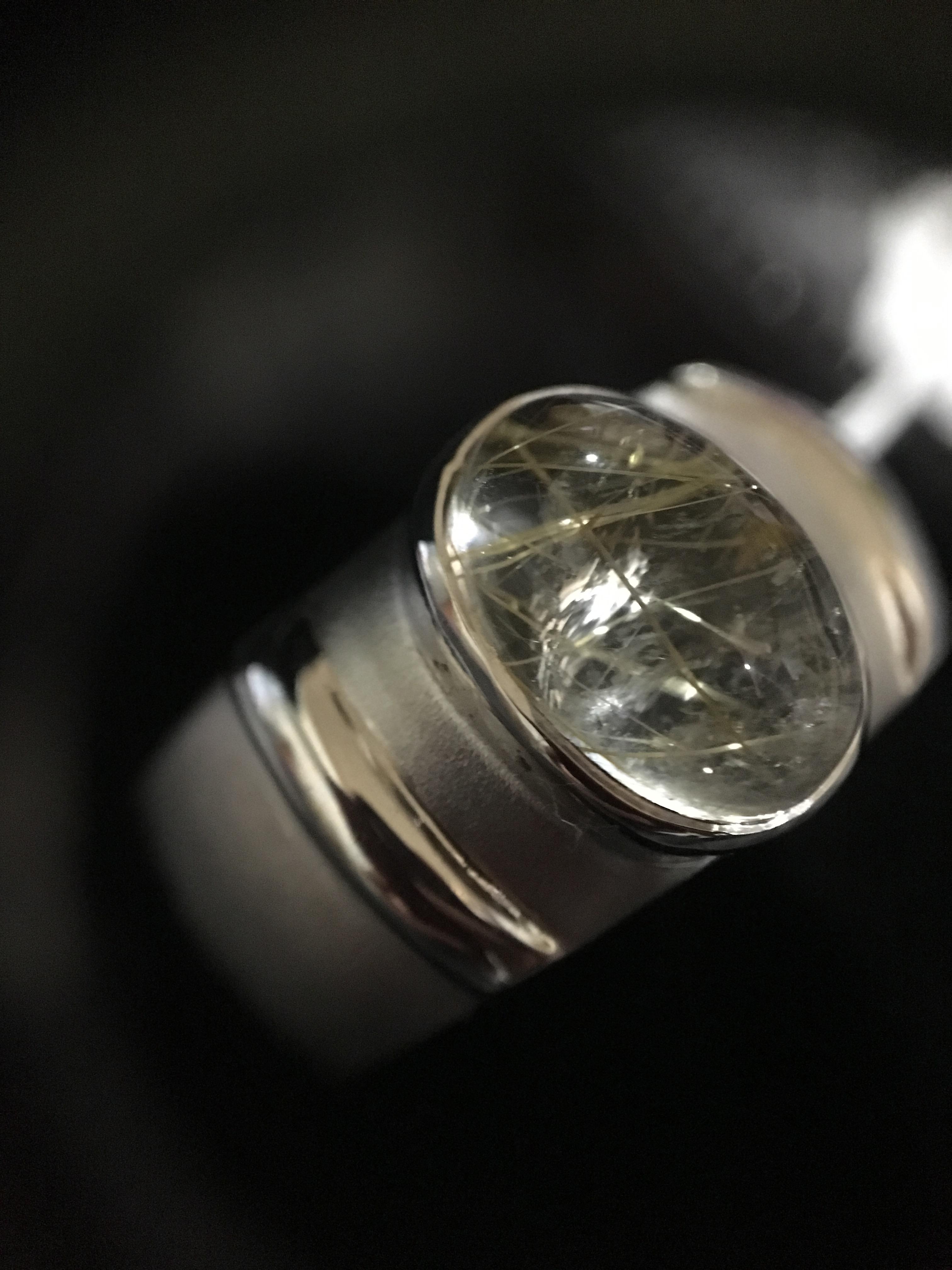 (ลดแรงครึ่งราคา)แหวนชายไหมทองแท้ เนื้อใส เส้นไหมชัด ใส่สวยเสริมราศี พลอยดี ราคาเบาๆ