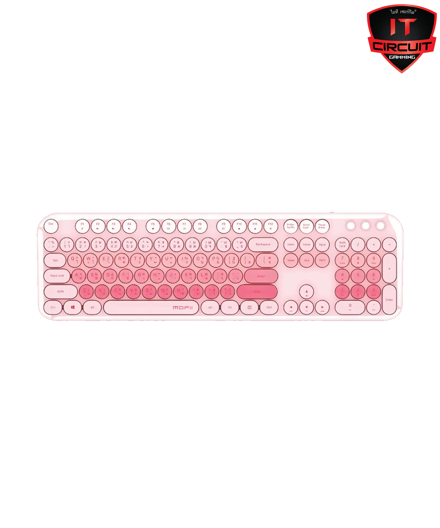 KEYBOARD (คีย์บอร์ด) MOFII LOVE ME ILLUMINATE PINK