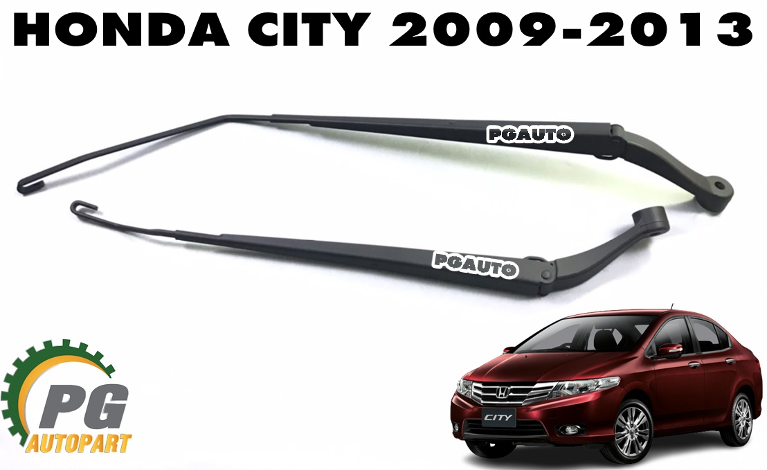 ก้านปัดน้ำฝน LH/RH HONDA CITY ปี 2009-2013 (1 ชุด = 2 ชิ้น) แท้ / รูปจริง