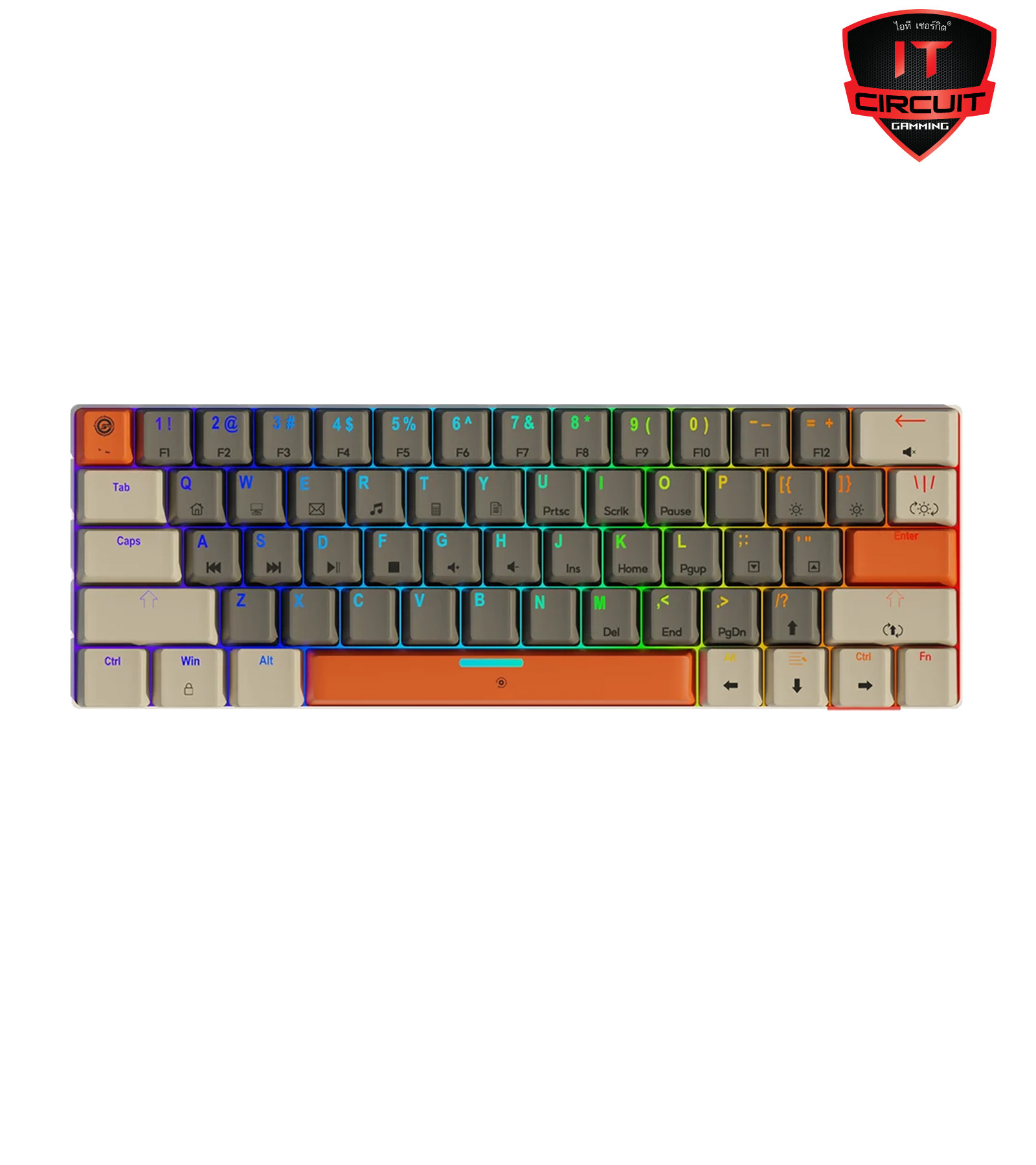 คีย์บอร์ดเกมมิ่ง Neolution E-Sport PATHEON Grey/Cream (Eng/TH)