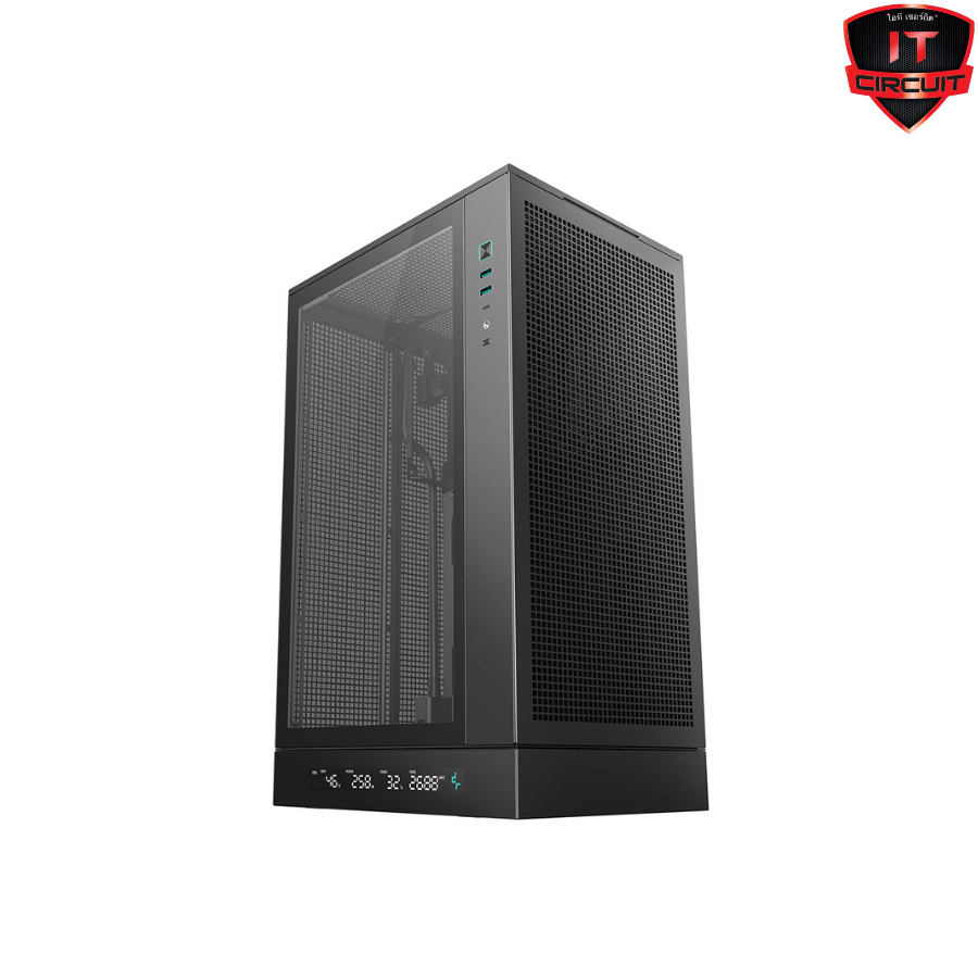 CASE (เคส) DEEPCOOL CH270 DIGITAL - BLACK MICRO-ATX SN211025B150Y