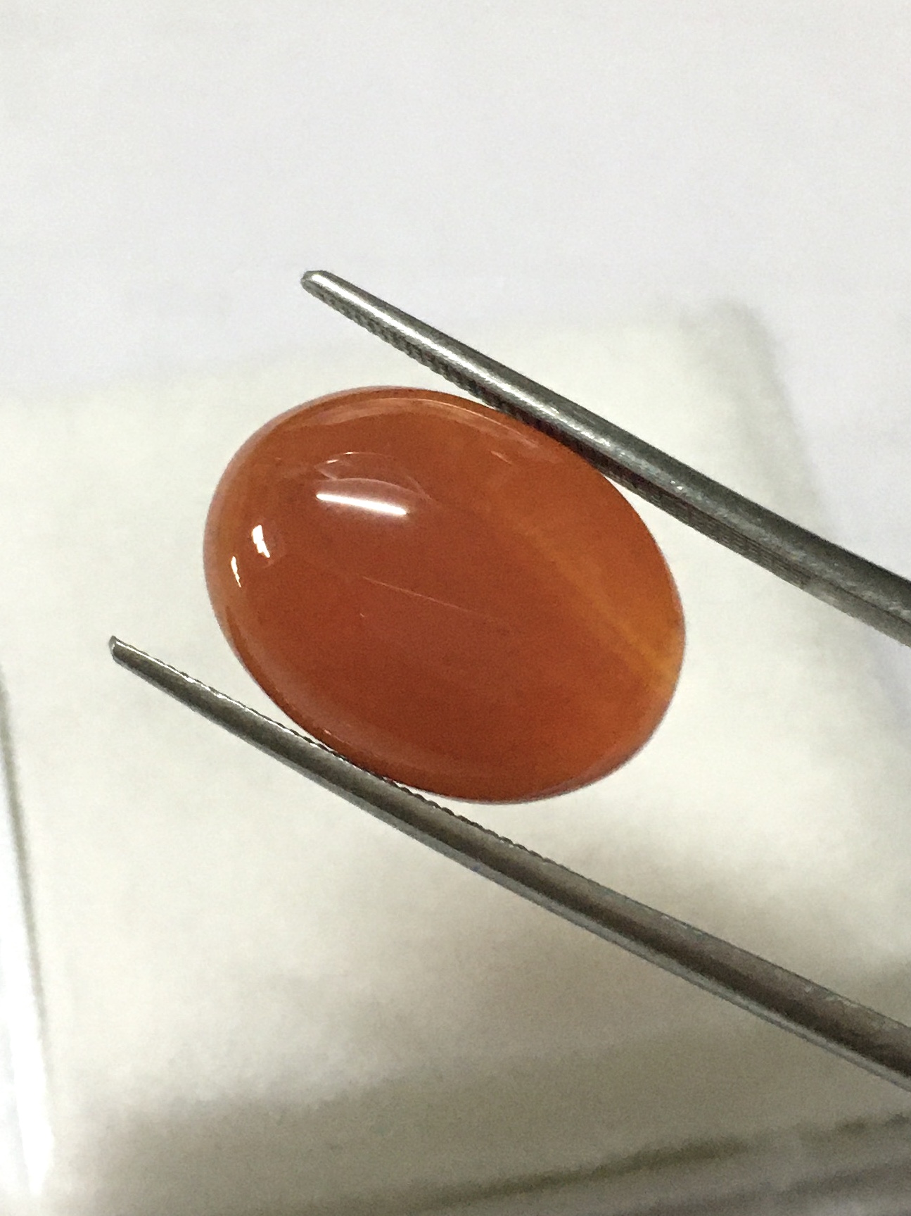 RED AGATE โมราแดง 8.8 กะรัตหินแท้เนื้อเนียนสวย สีสดฉ่ำ