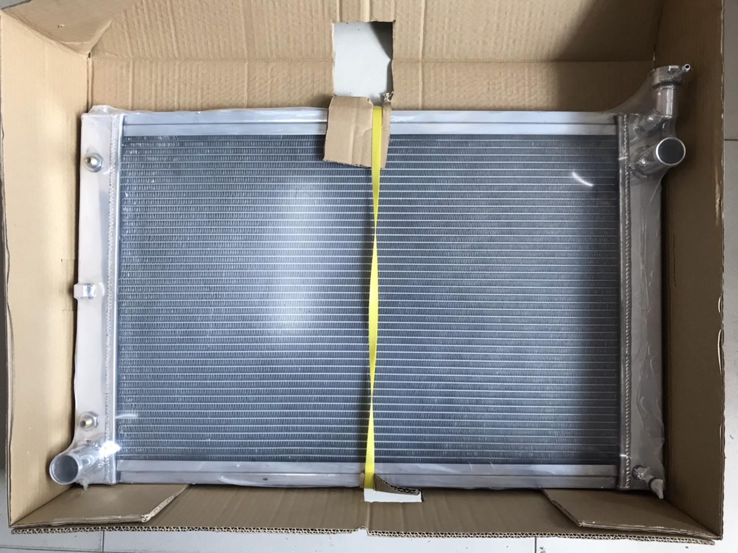 หม้อน้ำทั้งลูก โตโยต้า อัลพาส TOYOTA ALPHARD (MNH10) ปี 2004-2007 เครื่อง 3.0 1MZ (1ชิ้น) มิเนียมทั้งใบ / รูปจริง