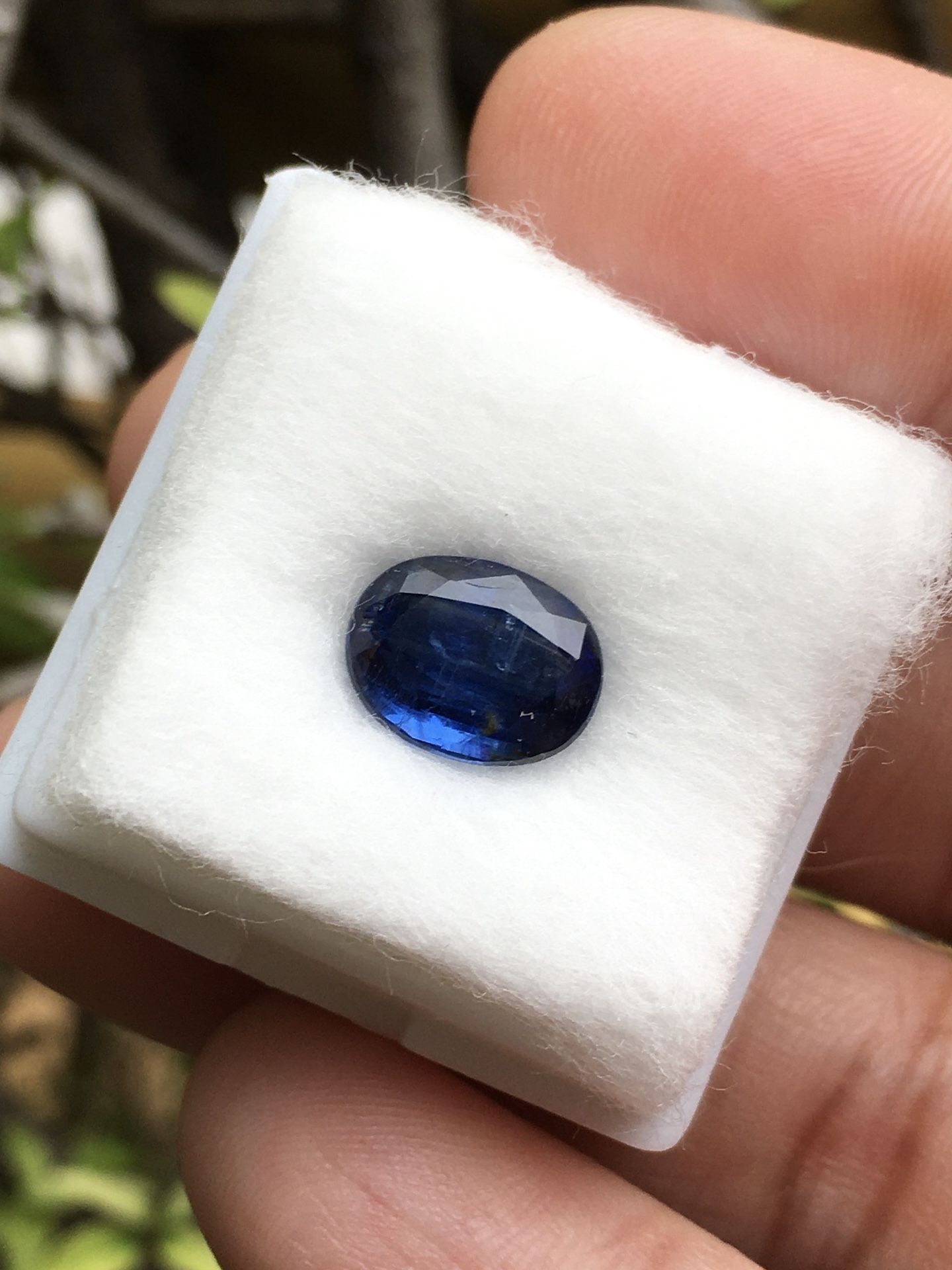 KYANITE ไคยาไนต์ แท้ 2.5 กะรัต พลอยดิบธรรมชาติ สีสดจัด ไฟดี สวย น่าสะสม