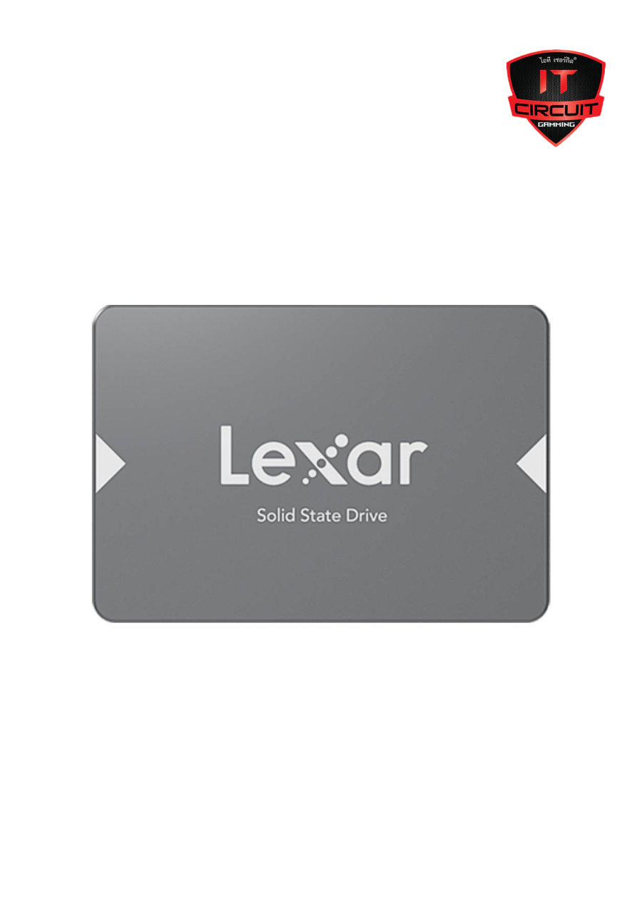 128 GB SSD (เอสเอสดี) SATA LEXAR NS100 (LNS100-128RBNC)