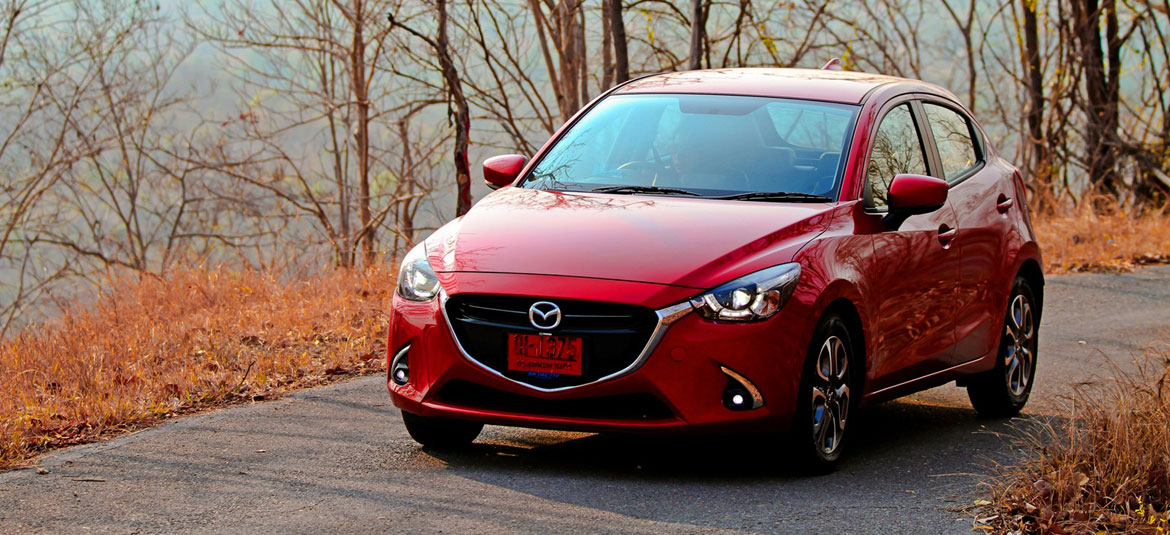 โช๊คอัพหน้า มาสด้า 2 สกายเเอคทีฟ MAZDA 2 SKYACTIV ปี 2014-2018 (1คู่) / MONROE OE SPECTRUM