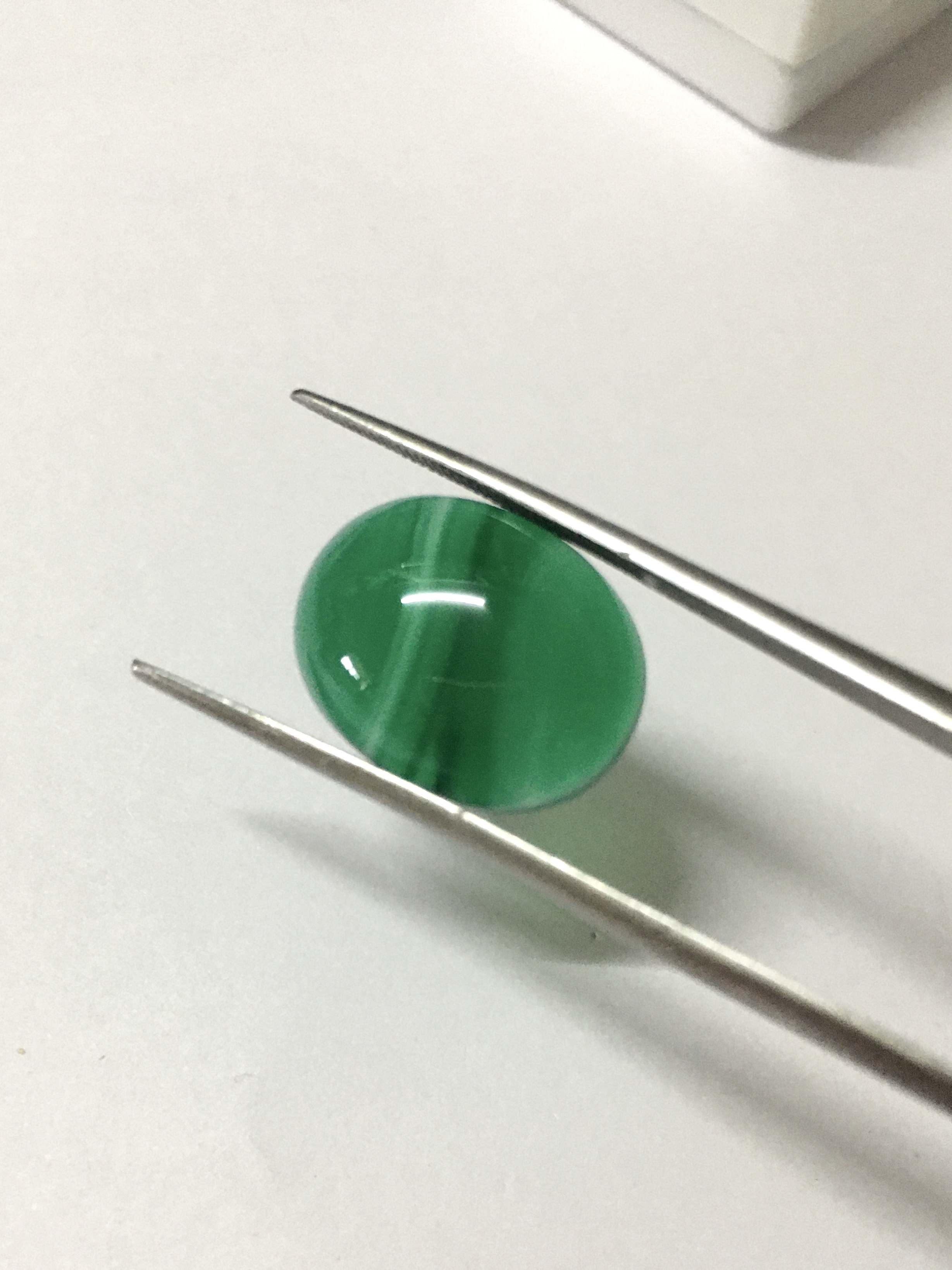 (เริ่มต้น 390 ) GREEN AGATE โมราแท้ ทรงไข่ เม็ดโต สีเขียวเข้มสวย คละสีคละไซส์