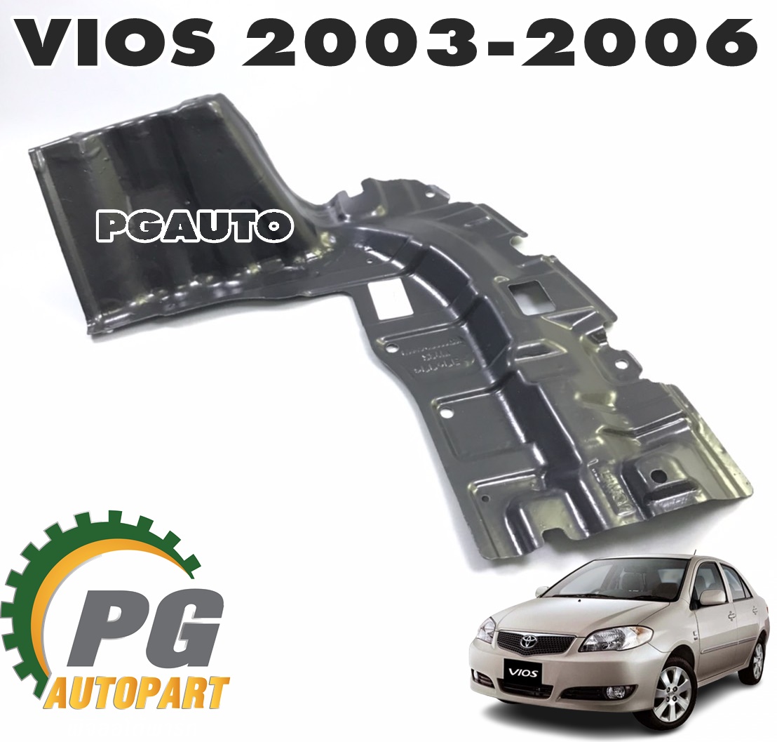 พลาสติกใต้เครื่องหน้า LH TOYOTA VIOS NCP42 ปี 2003-2006 (1ชิ้น) แท้ / รูปจริง