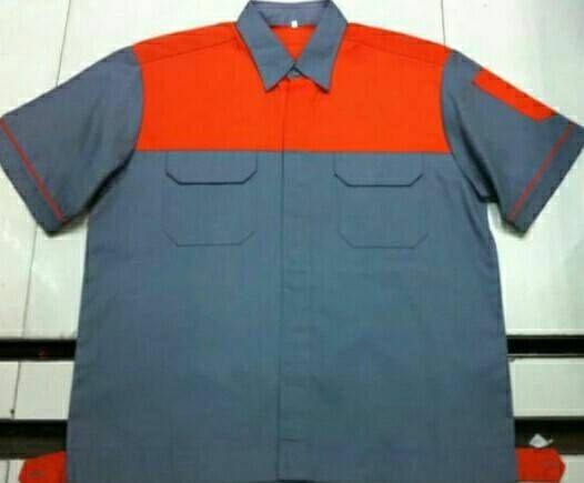เสื้อช็อปตัดต่อสีส้ม