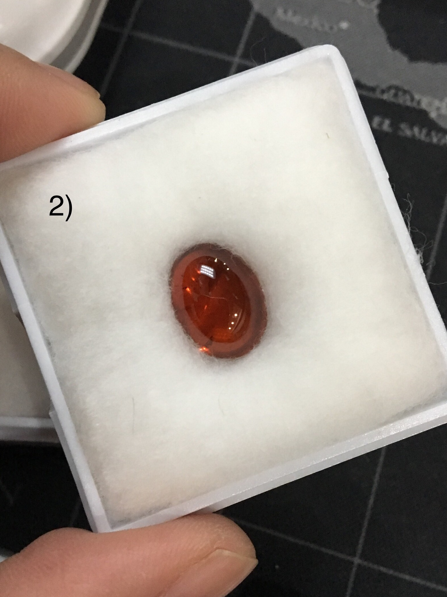 (ลดแรงส์70%)พลอยโกเมนสีส้มแท้ สีสด เนื้อสวย ไม่พอใจยินดีคืนเงินจ้า