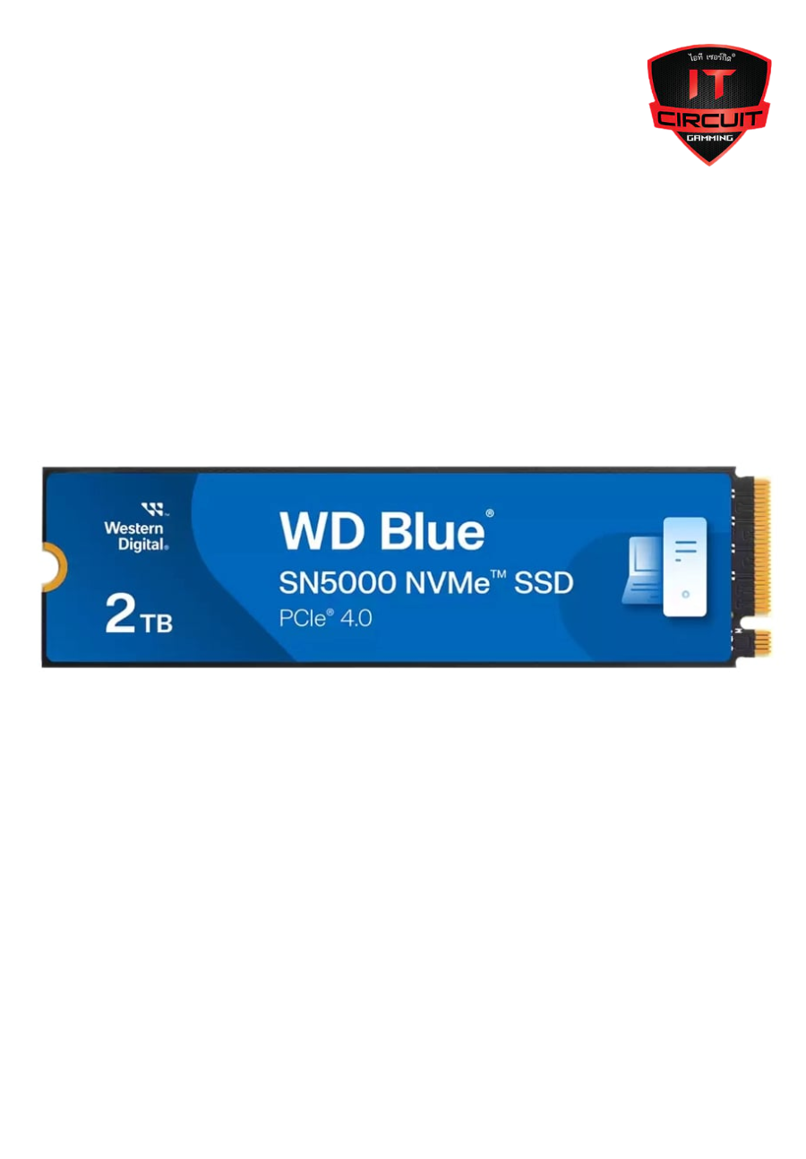 2 TB SSD (เอสเอสดี) M.2 PCIe 4.0 WD SN5000 BLUE (WDS200T4B0E) NVMe M.2 2280 SN181025B110Y