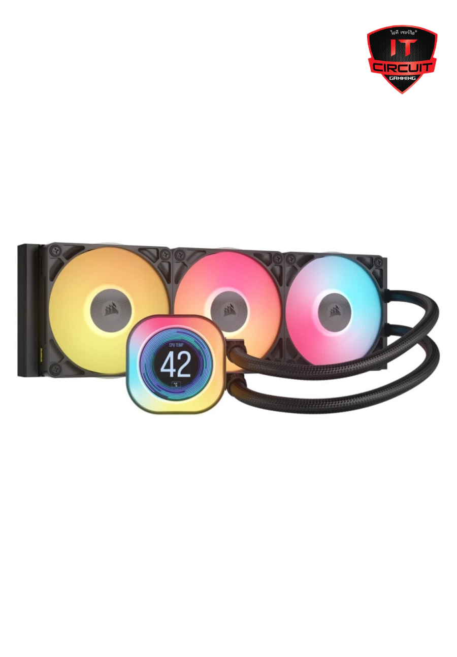 LIQUID COOLING (ชุดน้ำปิด) CORSAIR iCUE LINK TITAN 360 RX LCD AIO, RADIATOR SN2910251B680Y