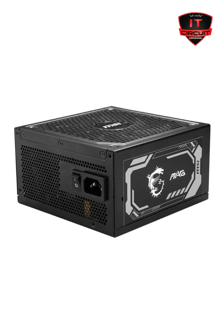 POWER SUPPLY (อุปกรณ์จ่ายไฟ) (80+ GOLD) 1250W MSI MAG A1250GL PCIE5 SN27925T270H