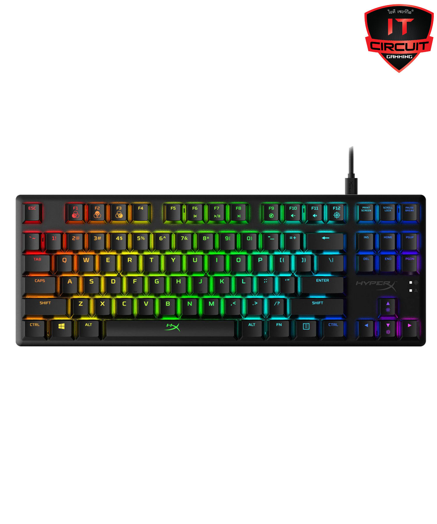 KEYBOARD (คีย์บอร์ด) HYPERX ALLOY ORIGINS CORE (HYPERX BLUE SWITCH) (RGB LED) (EN/TH)