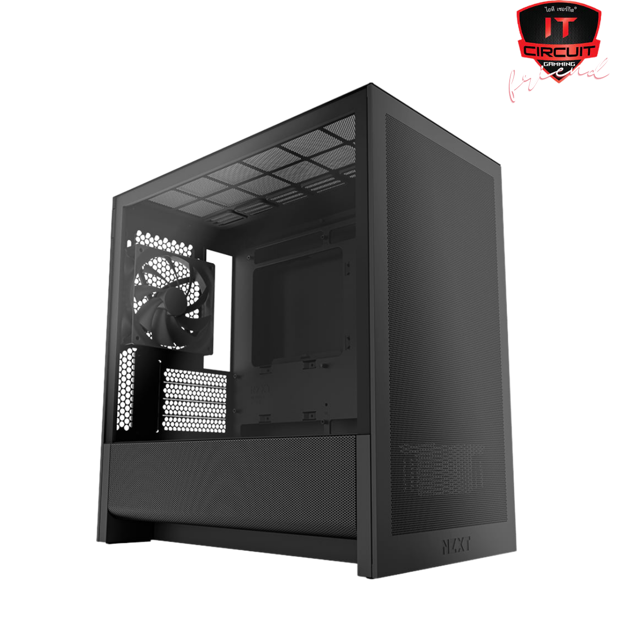 CASE (เคส) NZXT H3 FLOW (2025) - BLACK MICRO-ATX