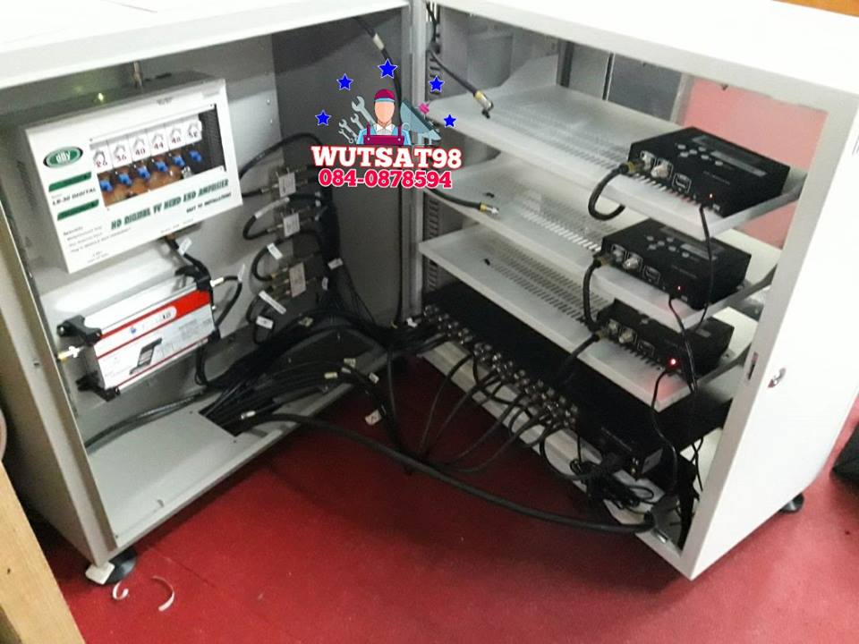 ระบบทีวีดิจิตอลiptvโรงแรมหอพักคอนโด wutsat98