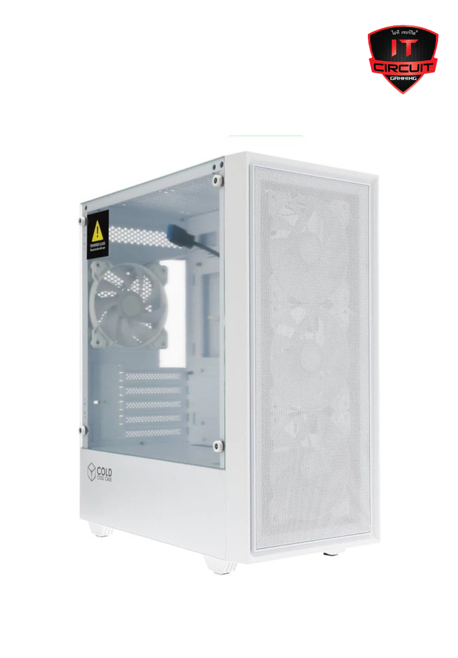 mATX CASE (เคส) (NP) COLD COOL CASE SC4 WHITE FAN*4 SN181025B130Y