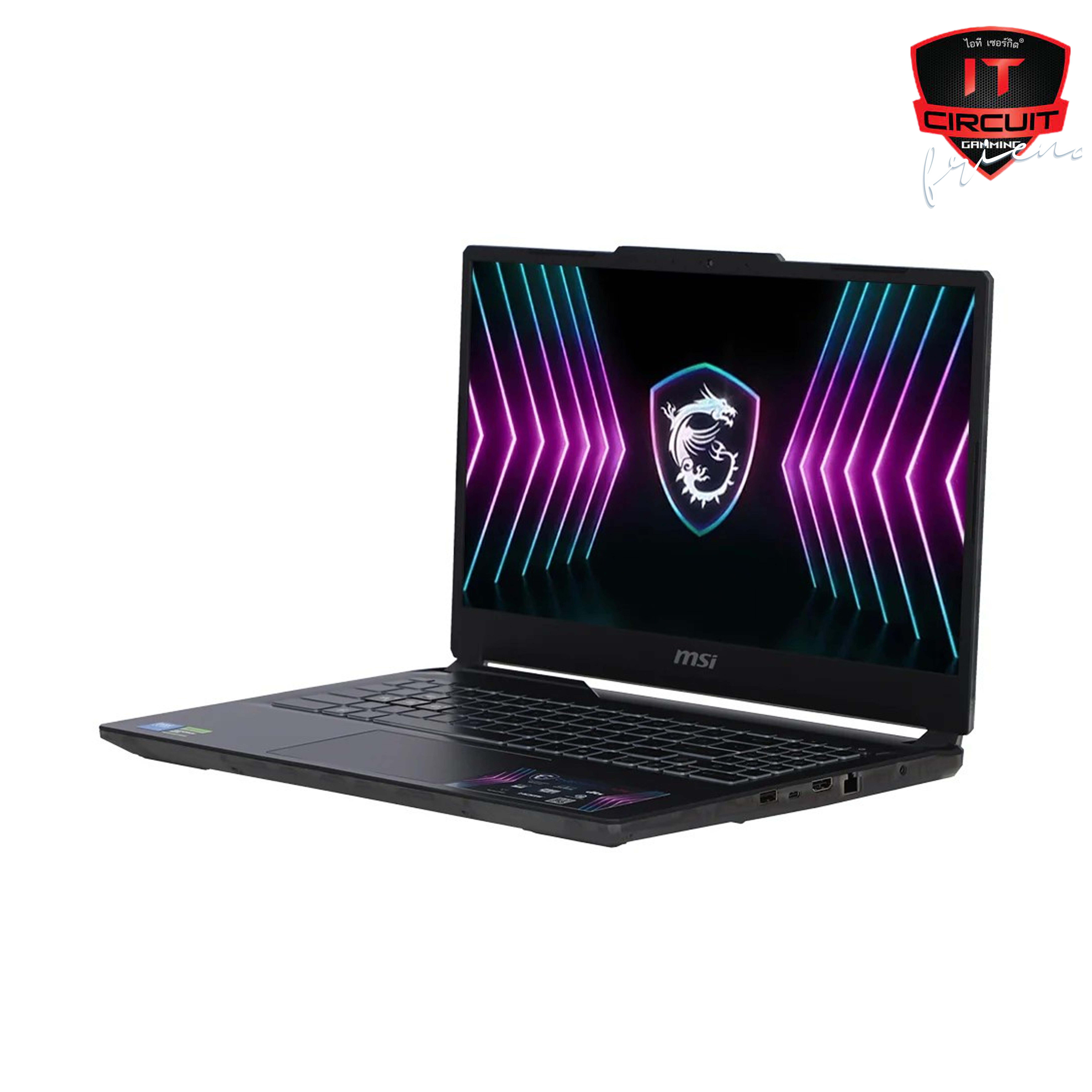 NOTEBOOK (โน้ตบุ๊ค) MSI CYBORG15 A2RUDX-2020TH - TRANSLUCENT BLACK