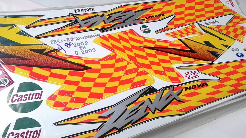 สติกเกอร์ ฮอนด้า เทน่า Tena 2002 ลายแต่ง