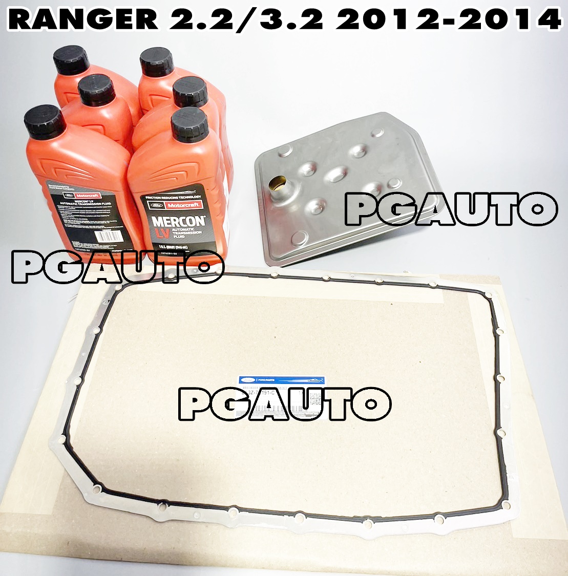 ชุดเปิดอ่างเปลี่ยนกรองเกียร์ FORD RANGER T6 2.2/3.2 L ปี 2012-2014 (1ชุด) แท้ / รูปจริง