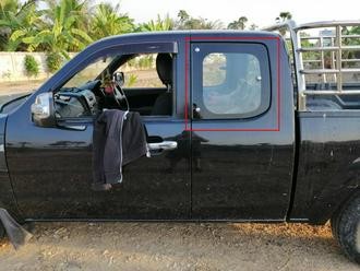 กระจกแค๊บ RH FORD RANGER T5 ปี 2006-2011 (1ชิ้น) แท้ / รูปจริง