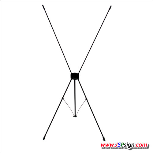 ขาตั้งป้าย X Stand เกรด A แขนไฟเบอร์ขนาด 80x180 cm
