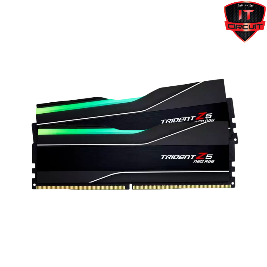 RAM (แรม) DDR5(6000) 96GB (48GBX2) G.SKILL TRIDENT Z5 NEO RGB BLACK SN031025T10H