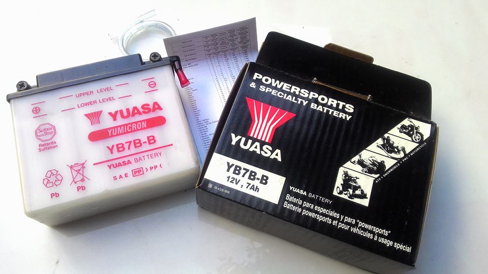 แบตตารี่ นูโว Nouvo Yuasa YB7B-B