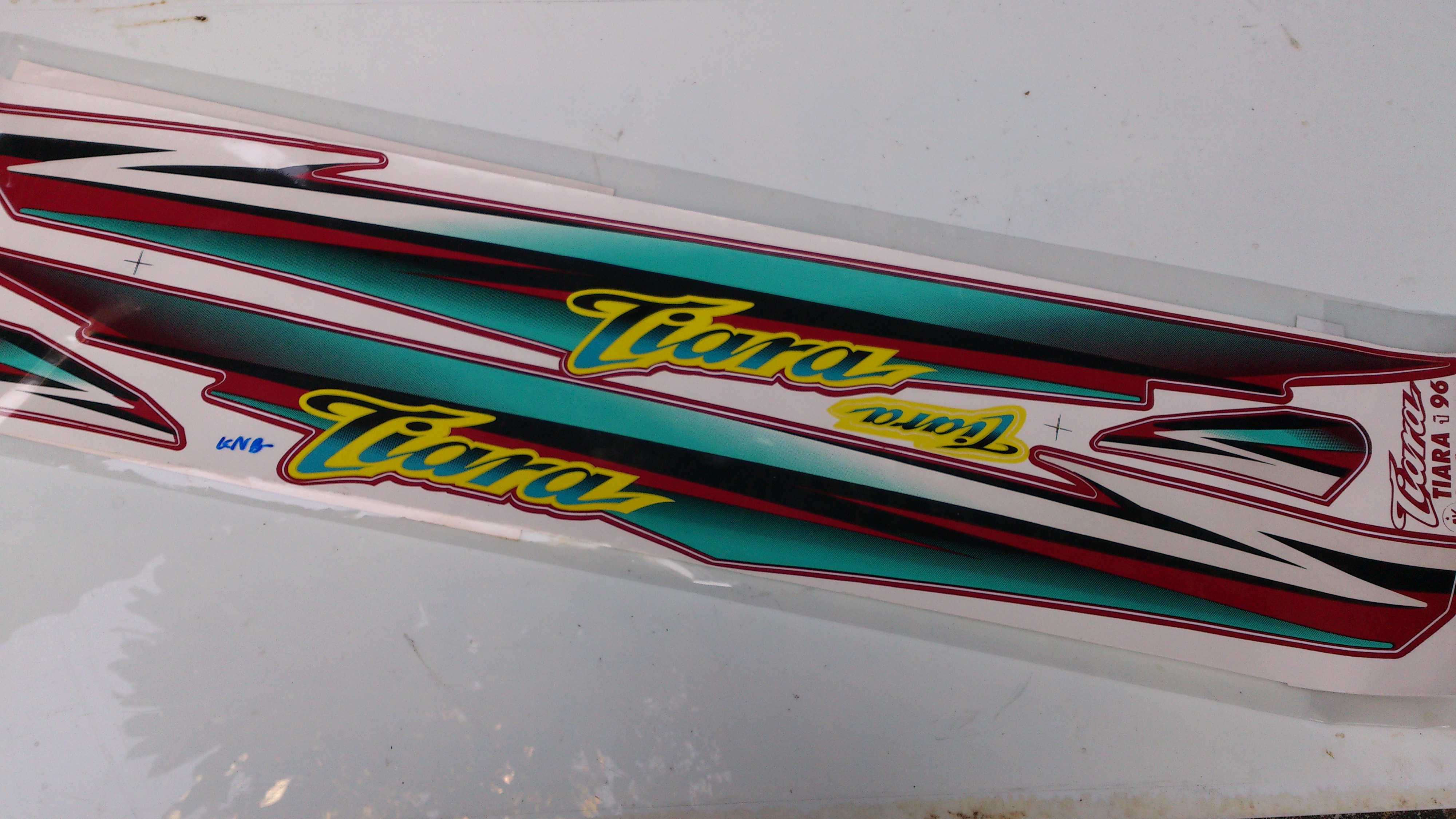 สติกเกอร์ ยามาฮ่า เทียร่า Tiara ปี 96 ติดรถแดง