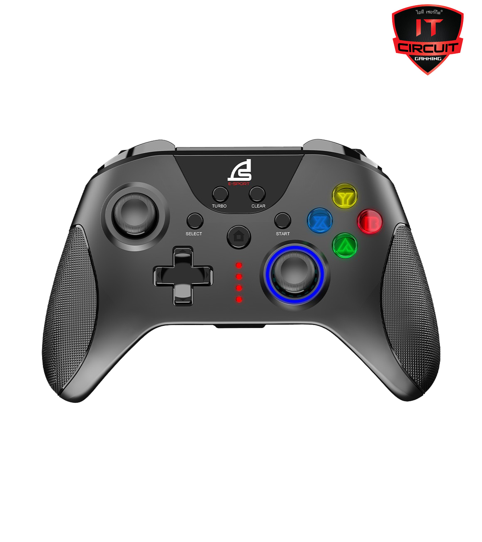 CONTROLLER (จอยเกมมิ่ง) WIRELESS SIGNO WC-661 BLACK