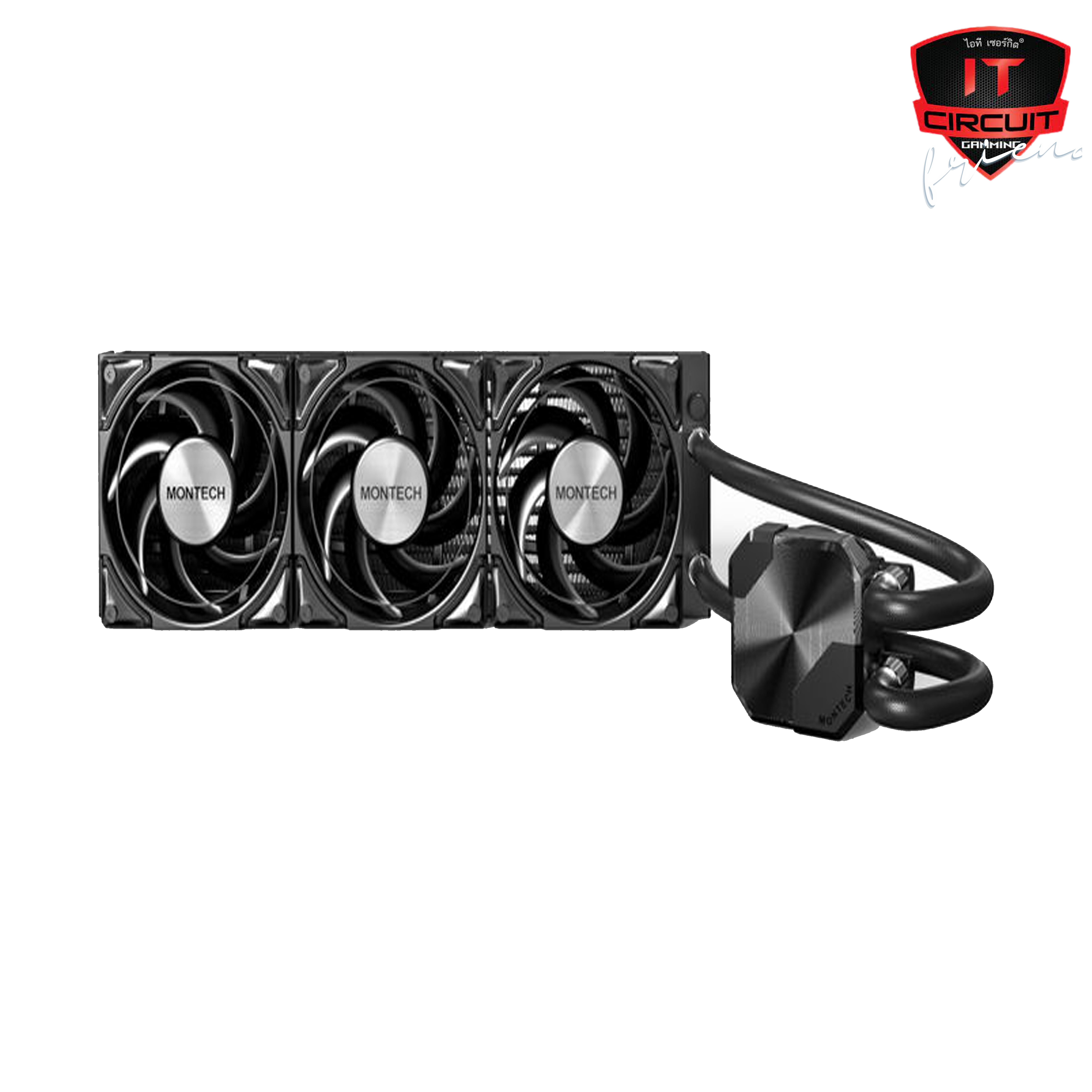 CPU LIQUID COOLER (ชุดน้ำปิด) MONTECH HYPERFLOW ARGB 360 (BLACK)
