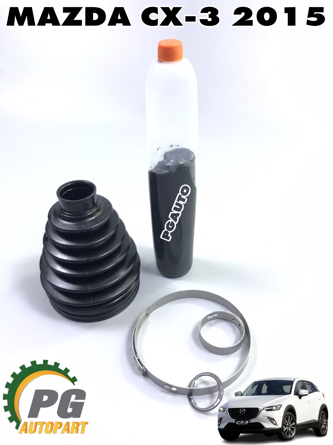 ยางกันฝุ่นเพลาขับหน้า-นอก LH/RH MAZDA CX-3 1.5 ดีเซล ปี 2015 ขึ้นไป (1 ชิ้น) แท้ / รูปจริง