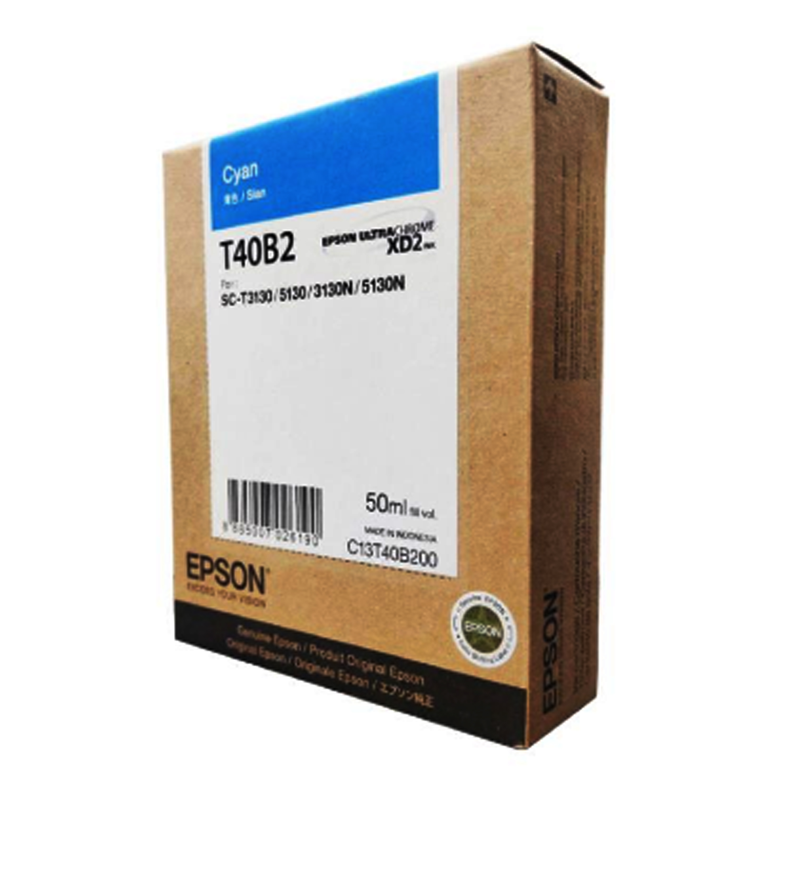 T40B200 SC-T5130/T3130/T3130N CYAN IC (50ML) Model :T40B200