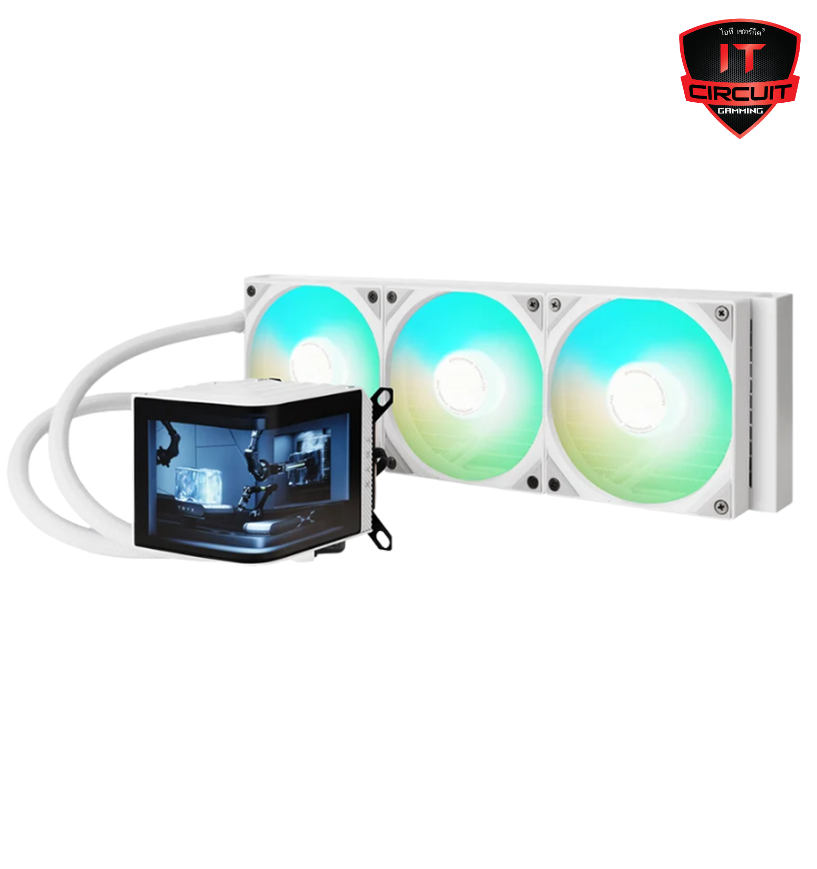 LIQUID COOLER (ชุดน้ำปิด) TRYX PANORAMA SE 360 ARGB WHITE
