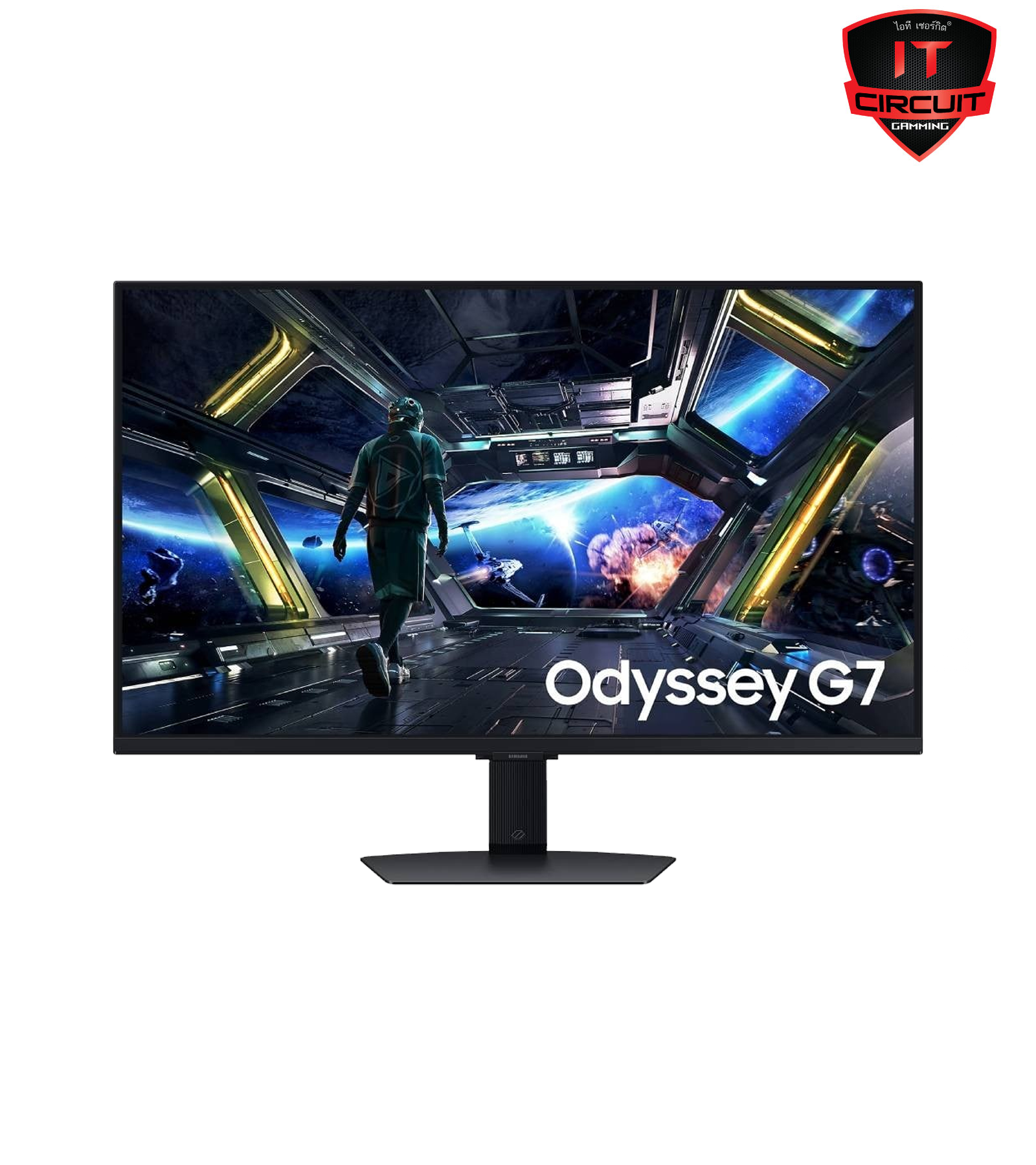 MONITOR (จอมอนิเตอร์) 32" SAMSUNG ODYSSEY G7 LS32DG702EEXXT (IPS, HDMI, DP) FREESYNC 4K 144Hz