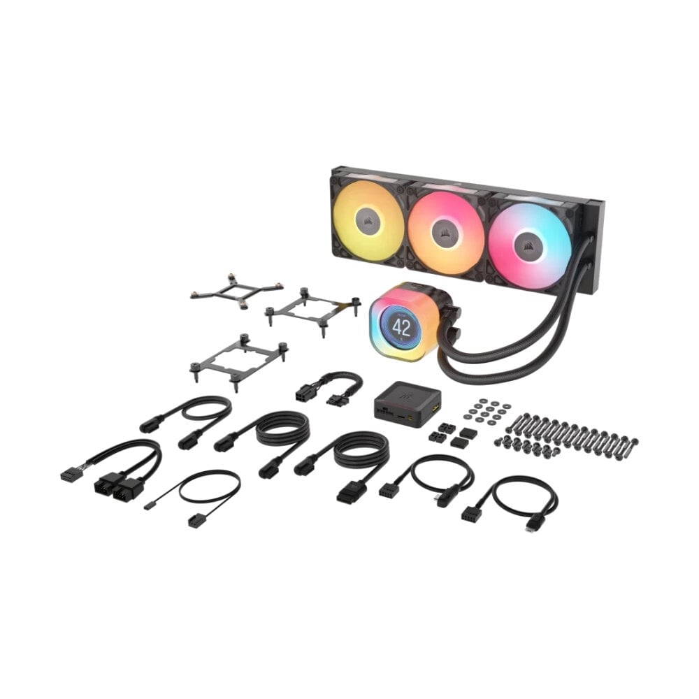 LIQUID COOLING (ชุดน้ำปิด) CORSAIR iCUE LINK TITAN 360 RX LCD AIO, RADIATOR SN2910251B680Y