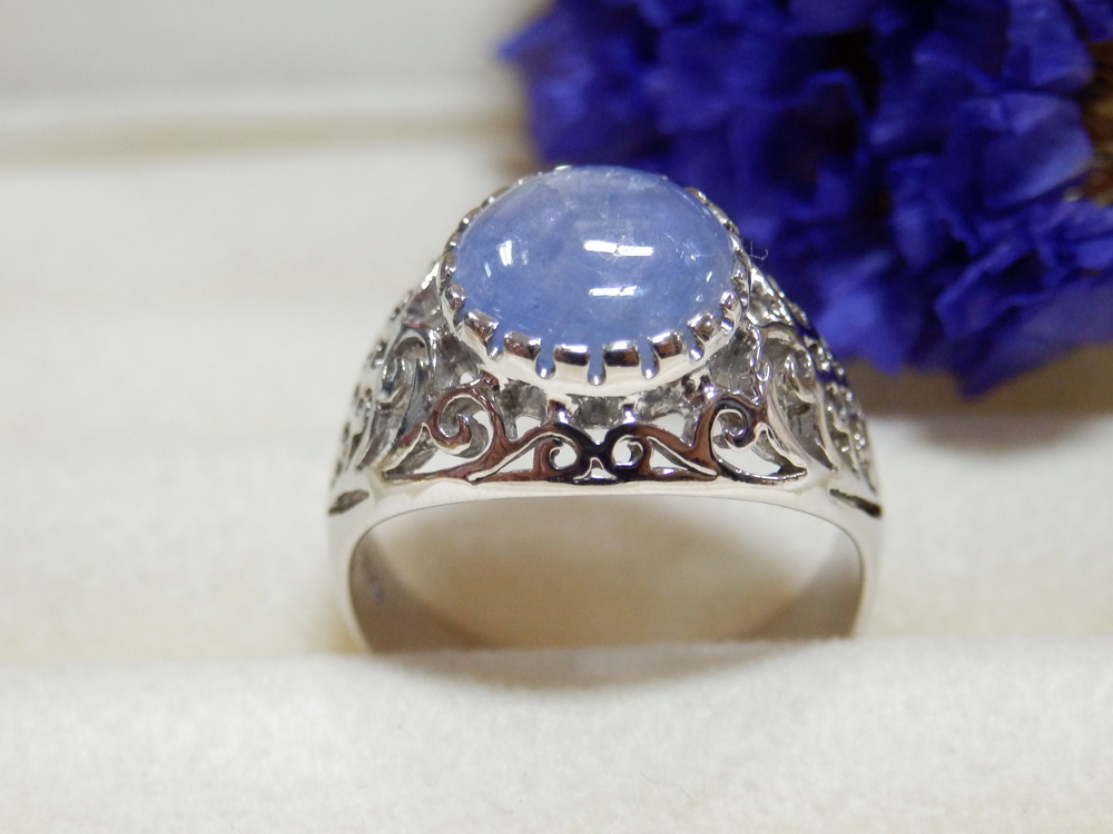 PP5402 แหวนยี่หร่าแท้ ก้านฉลุลายดีไซน์คลาสสิค