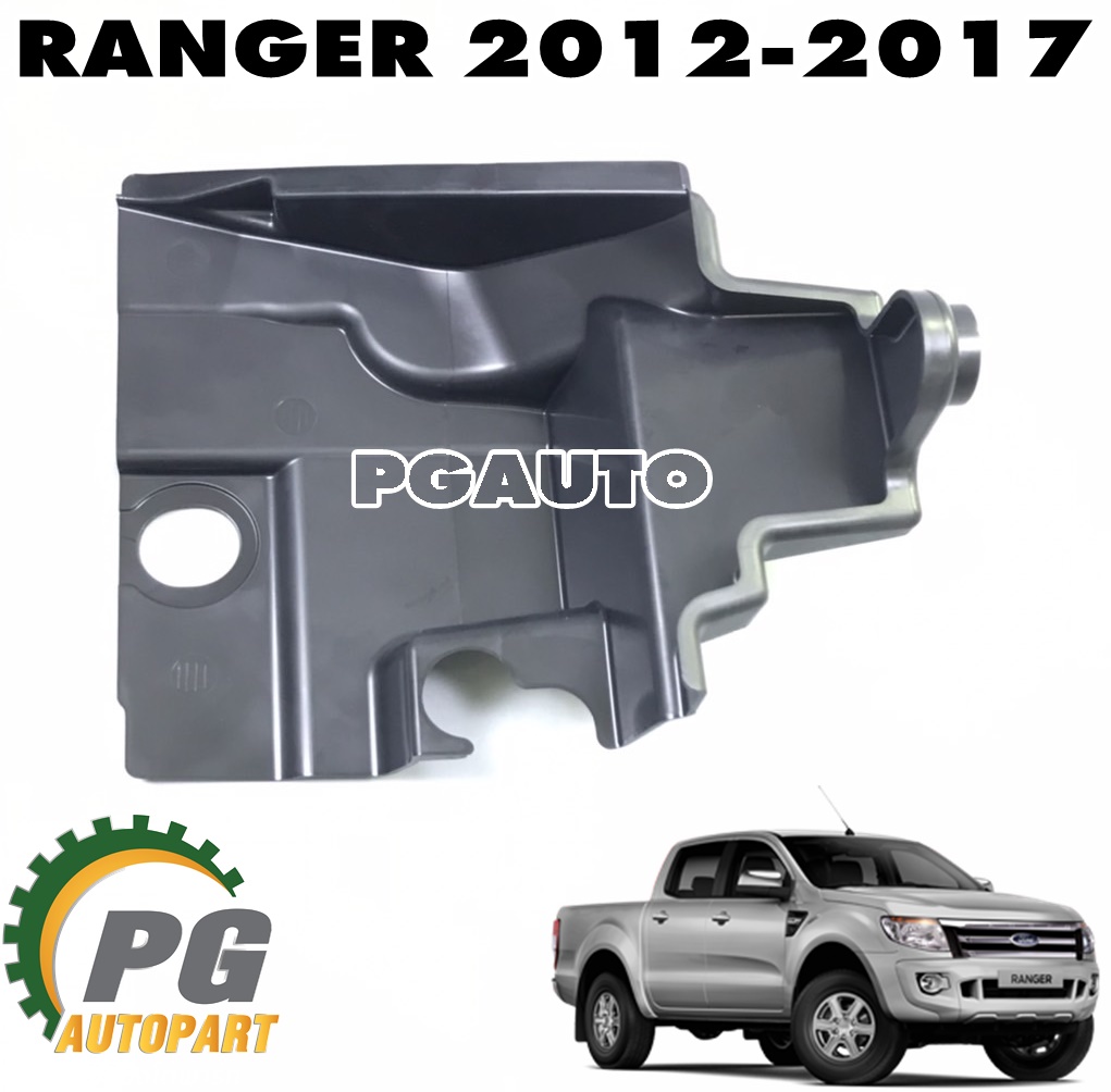 พลาสติกดักลมข้างหม้อน้ำล่าง RH FORD RANGER T6 ปี 2012-2017 (1 ชิ้น) แท้ / รูปจริง