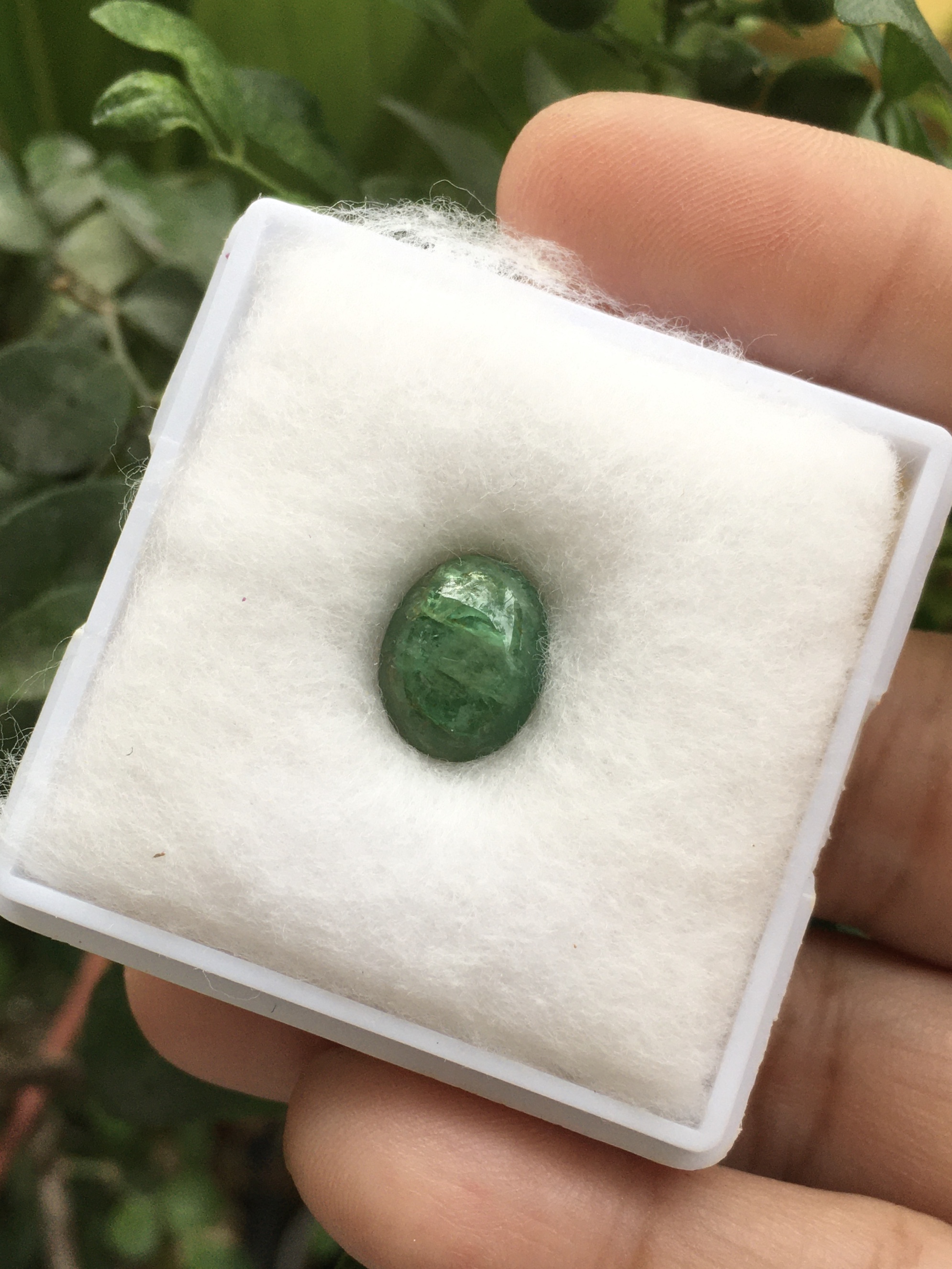 EMERALD มรกต แท้ 3.48 กะรัต พลอยแท้ สีเขียวสดสวย พลอยสวยน่าสะสม