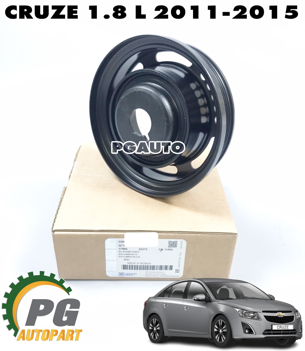 มู่เล่ย์เพลาข้อเหวี่ยงหน้า CHEVROLET CRUZE ปี 2011-2015 เครื่อง 1.8 L (1 ชิ้น) แท้ / รูปจริง