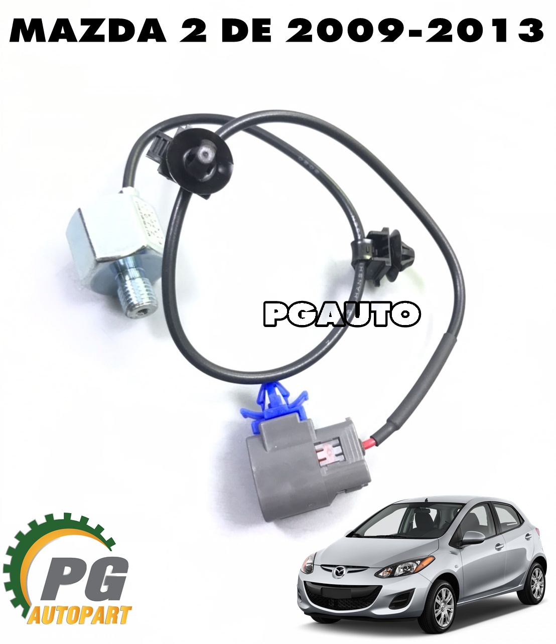 น็อคเซ็นเซอร์(เซ็นเซอร์น้ำมัน) MAZDA 2 ปี 2009-2013 (1 ชิ้น) แท้ / รูปจริง
