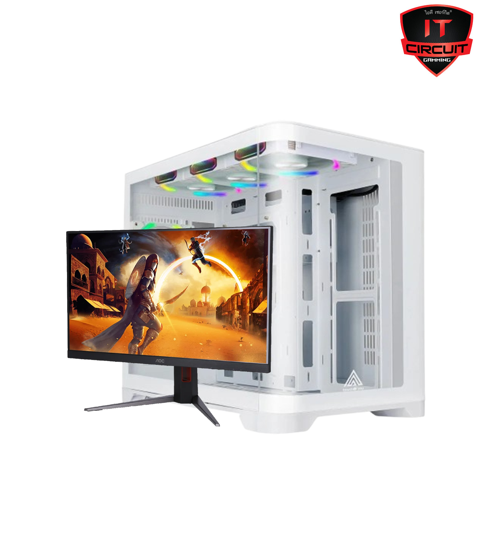 I5-13400F / 10C/16T/3Y / FX 240 INF ARGB (WHITE) / B760M 4Slot /3Y / 32GB DDR43200MHz (2x16GB) /LT / 1.TB M.2 PCIe /5Y / RTX4060/8GB (OC/D6)/3Y / 750w. 80+ White /3Y / Z Pro W (White)/1Y / 24" AOC 180Hz /3Y /