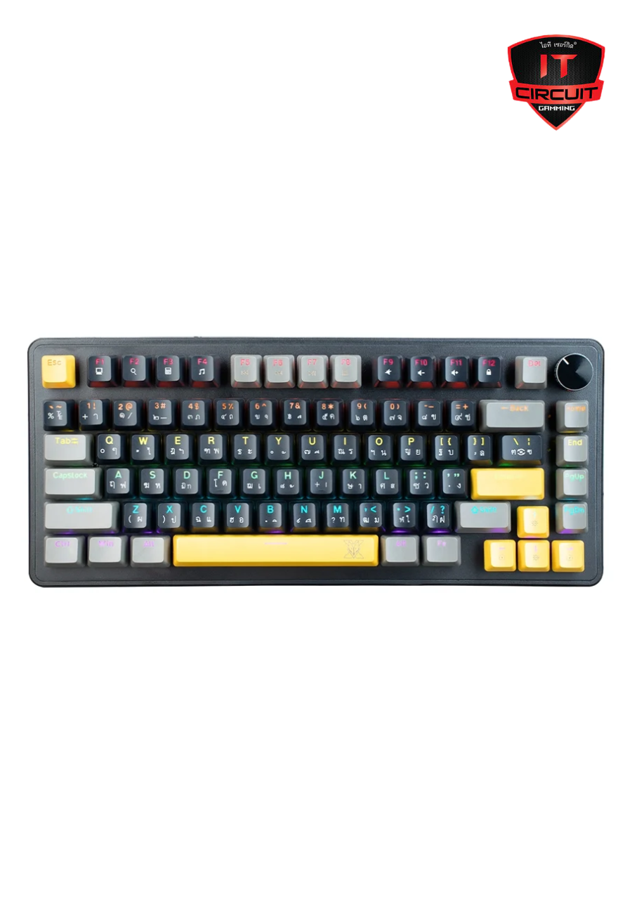 KEYBOARD NUBWO-X804 GRAY/BLACK (BLUE SWITCH) SN24925T120H