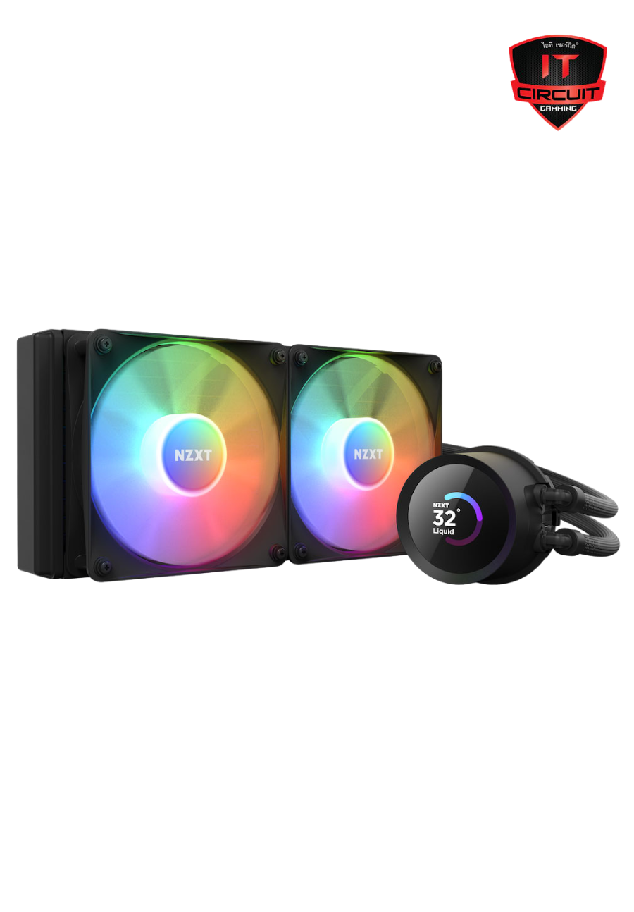 LIQUID COOLING (ชุดน้ำปิด) NZXT KRAKEN RGB 240 BLACK (RL-KR240-B1) SN201025B490Y