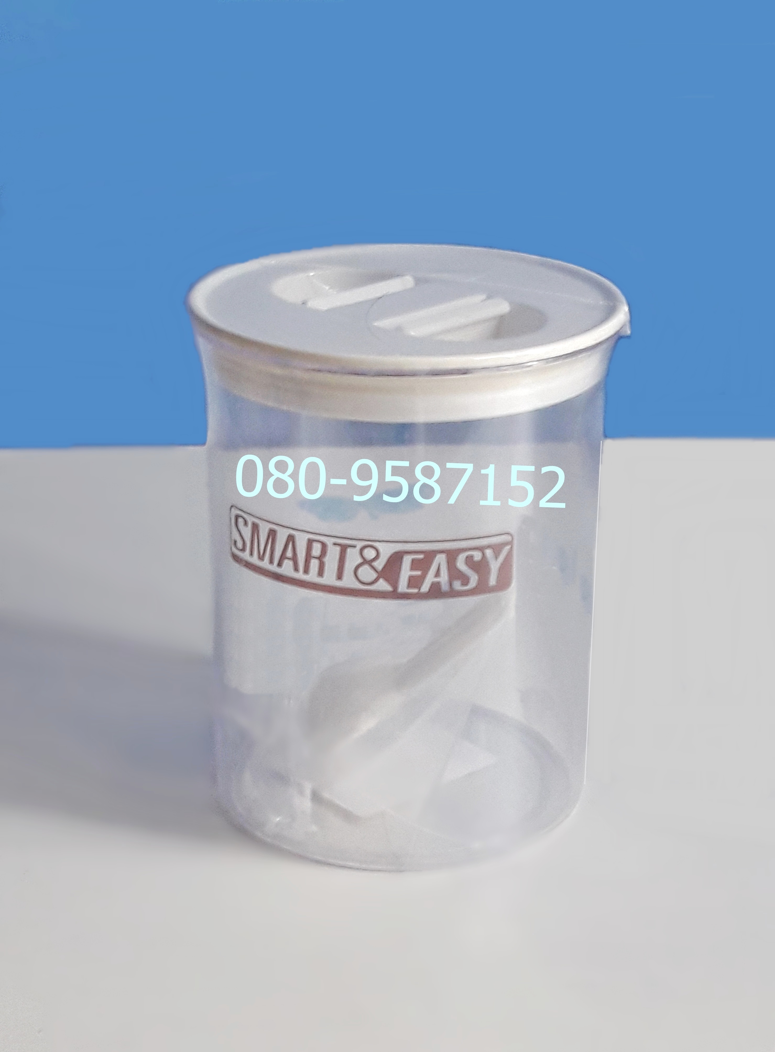 โหลสูญญากาศ-พลาสติก กลมใส 3304 L