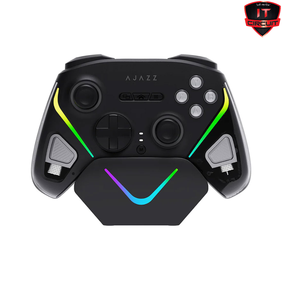 WIRELESS JOYSTICK (จอยสติ๊กไร้สาย) AJAZZ GP100SET BLACK (BLUETOOTH/CHARGING) SN071025T100H