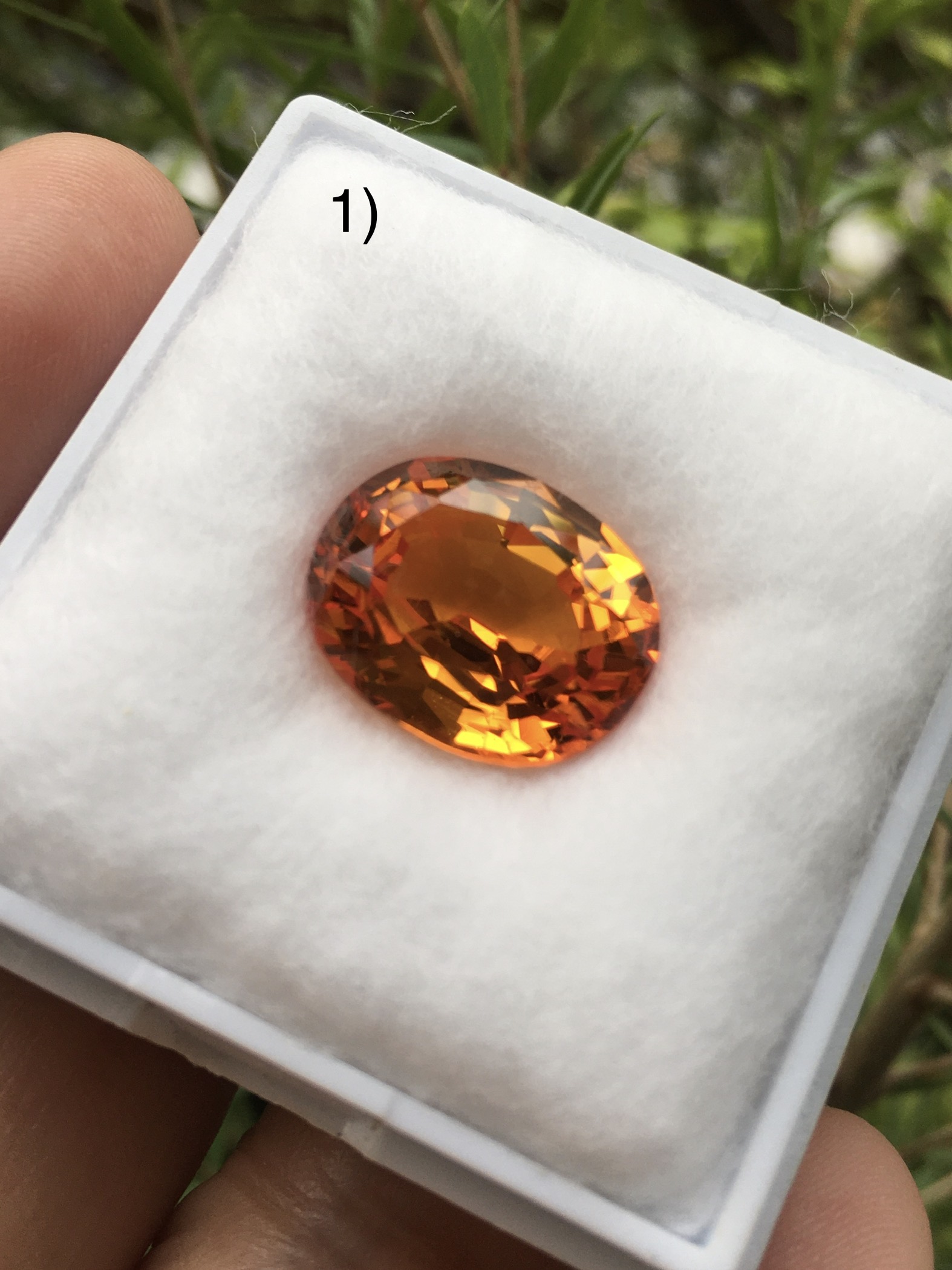 (เริ่มต้น 590) บุษราคัม โคลนนิ่ง พลอยสังเคราะห์สวยเหมือนบุษราคัมแท้ สีเหลืองน้ำงาม ไฟดี