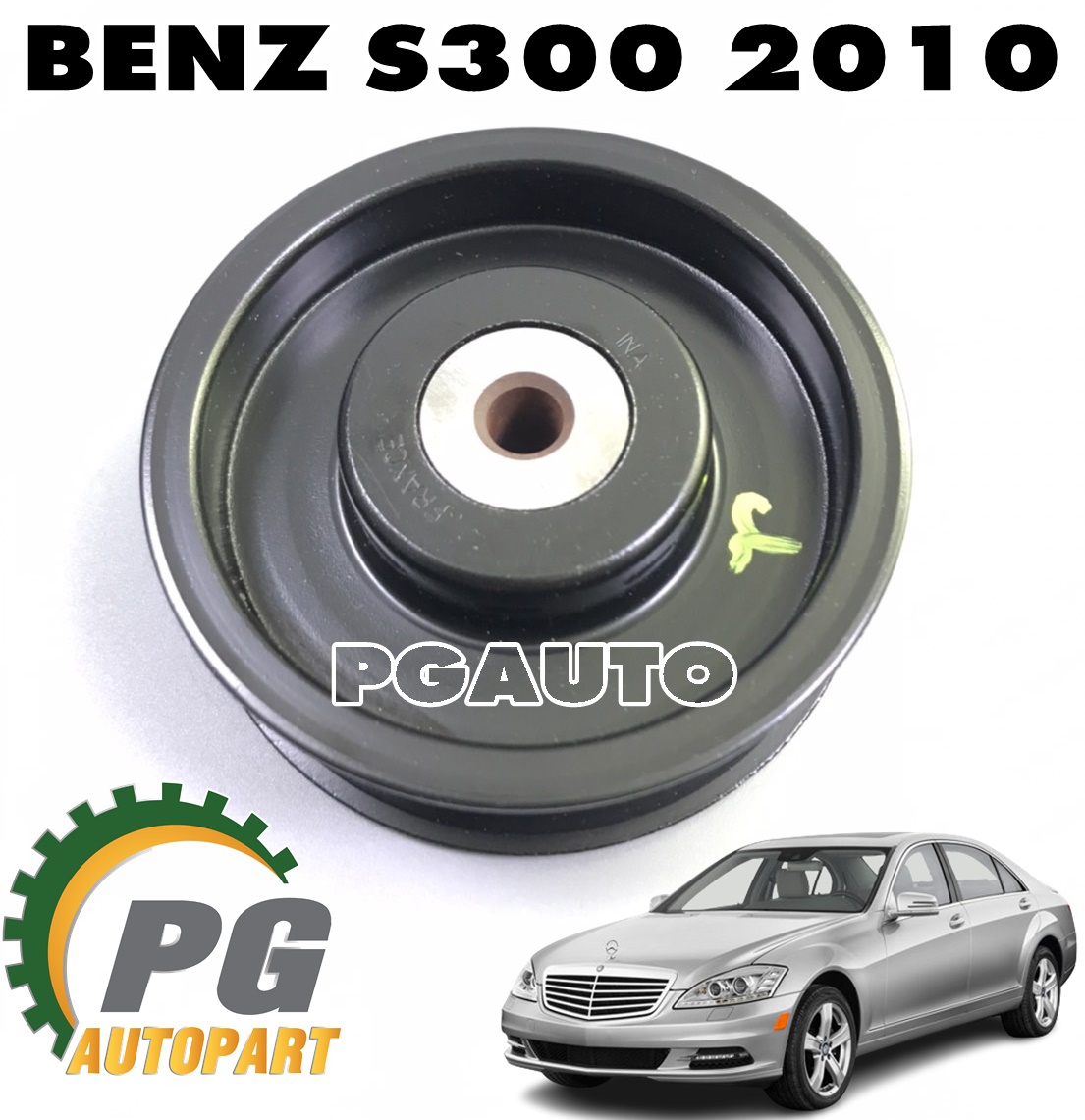 ลูกรอกสายพาน 80mm.(เรียบ) BENZ S 300 L ปี 2010(A272,A271EVO)(1ชิ้น) INA / รูปจริง
