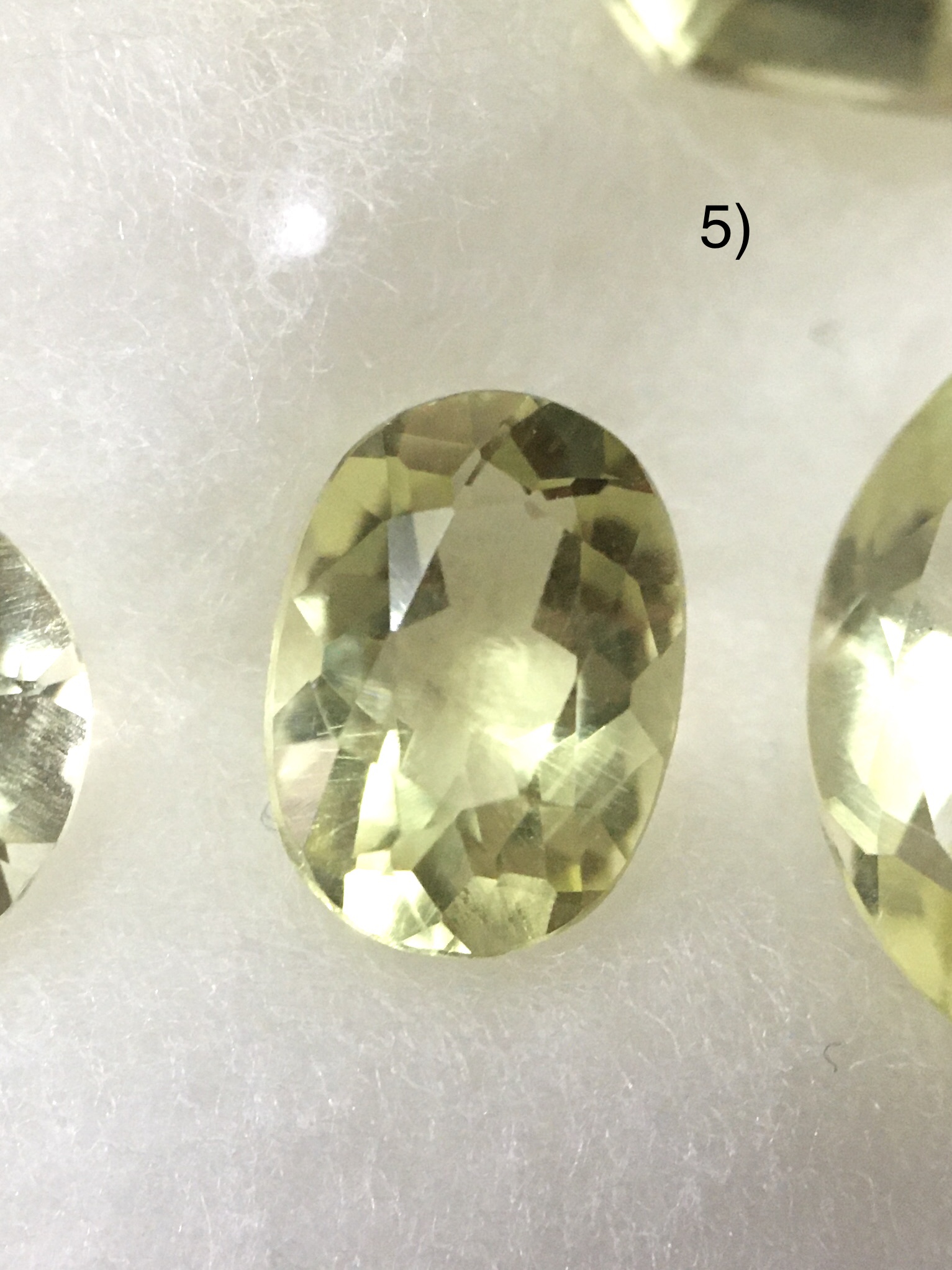 (หวานๆ วาเลนไทน์ เริ่มต้น 129 ) LEMON QUARTZ เลมอนควอทซ์ แท้ 7 เม็ด 7 เชพ สวยน่ารักไฟดีทุกเม็ดจ้า