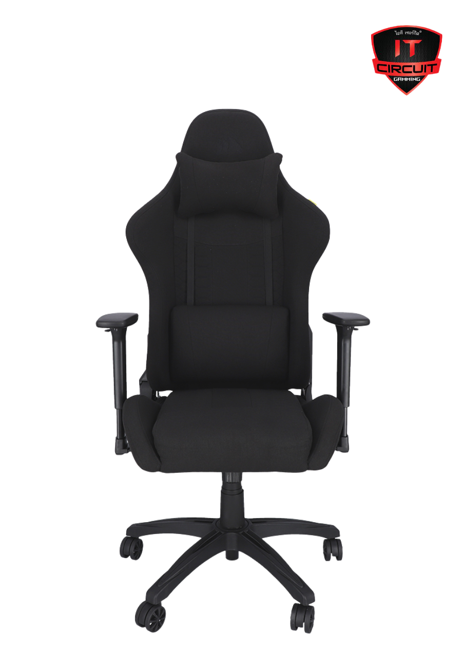 GAMING CHAIR (เก้าอี้เกมมิ่ง) CORSAIR TC100 RELAXED FABRIC Black SN2910251B1299Y